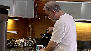 Old Man Fucks Young Blonde - Older Men