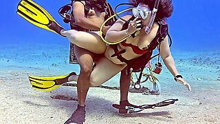 Fucking On Scuba By A Battered Dive Mooring - Unspoiled Orgy Edit - Part 2