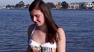 Hairy Aussie Girl’s Finger Tease