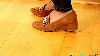 Джинсы, Нейлон, Ступни, Фетиш