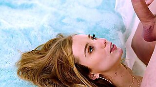 Hung Markus Dominates Busty Haley In Lingerie