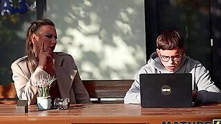 Mature4K. Large Booty Or Large Titties?