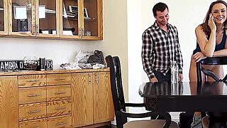 Chanel Prestons Gets An Unexpected Phone Screw - Coarse Kitchen Fuck By James Deen