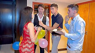 Mmf, Gangbang, Double Penetration, Latina