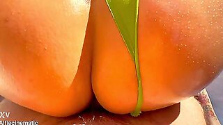 Big Ass And Boobs Ebony Milf Ashlyn Peaks Gets Fucked Pov By The Pool