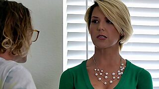 Kit Mercer's Luscious Fakes Bounce In Cowgirl As Tyler Nixon Plows Her From Behind