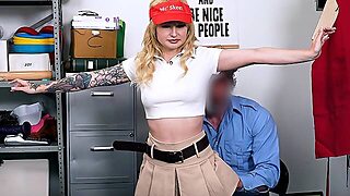 The Couple Has Sex Right In The Office, With Stevie Moon Getting Fucked Hard.