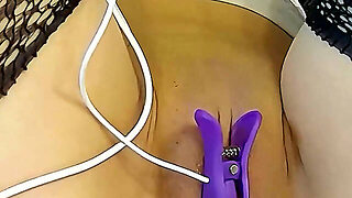 Japanese Slave Training: Close-Up Pussy, Clit Sucking, Nipple Sucking, Anal Fingering