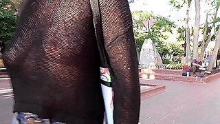 European Amateur Gives Wicked Head Outdoors In Public