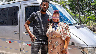 Fat Belly Granny Squirts While Getting Ass Fucked