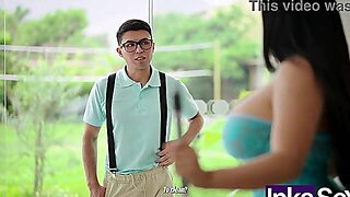 Inka Sex - My Stepmother Leaves Me With The Large-Breasted Nanny And I Secretly Bang Her.