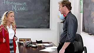 Alina's Golden Curls Sway As Ryan Slides In