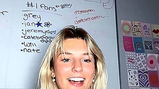 Big Boob Brunette Masturbates On Webcam