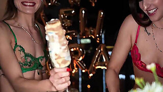 Tiffany Tatum & Amirah Adara My Bestie Fucked Me Rough At The New Year’s Party