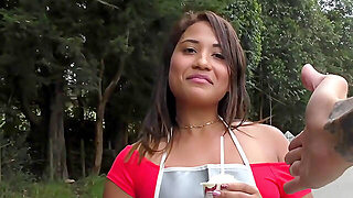 Dude Picks Up Latina Milf Off The Street And Pays To Fuck Her