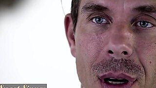 Sweet Sinner - Wife’s Worries Fade As Her Husband Buries His Cock Deep Between Her Gigantic Tits