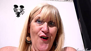 Auntjudys - Busty Mature Bbw Catherine Can Needs A Gardener For Her Hairy Bush