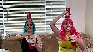 Head Stack Cups Strip Teetering On The Edge Of Delightful Disaster