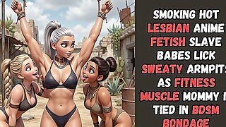 Oksel, Roken, Vastgebonden, Anime