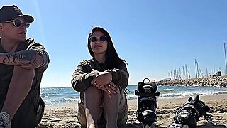 Unfaithful Girlfriend Has Sex With A Stranger In A Public Washroom!