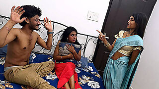 Asian Indian Desi Husband Cheating And Caught By Wife Fucking To Girlfreind Husband Wife Girlfriend 