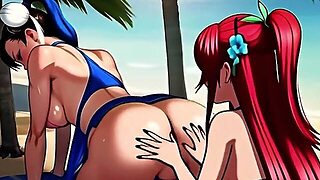 Tej, Anime, Strand, Rajzfilmes Szex