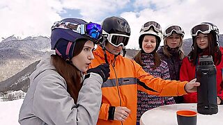 Teen Hotties Unite For A Wild Russian Orgie
