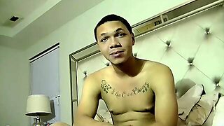 Hung Straight Guy Abel Receives A Blowjob From A Fat Twink