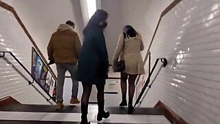 French Threesome Outdoor Bj - Blowjob