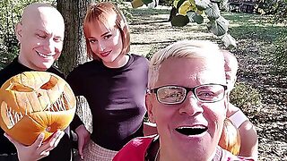 Daring Dolly Seduces Her Husband's Mates In A Wild Mmf Orgy