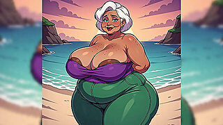 Thick Bbw Indian Women At Beach Ai