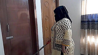 Indian Maid Fucked By Boss While Sweeping Office - Big Ass Creampie