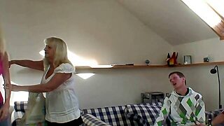 Drinking Leads To Threesome Orgy With Granny. Drinking Leads To Threesome Orgy With Granny