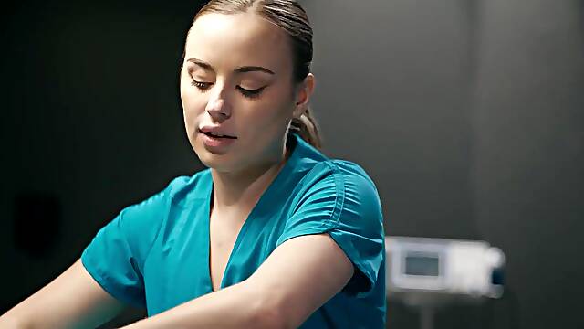 Three Girls Are Trying On Jeans In A Risqué Fitting Room Scene