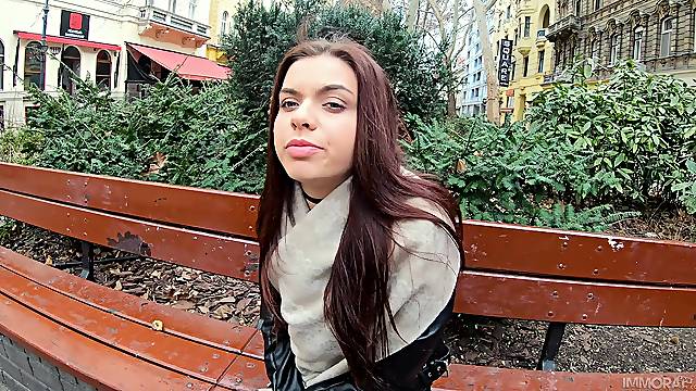 Czech Babe Accepts Random Man's Cock In Her Ass For Money