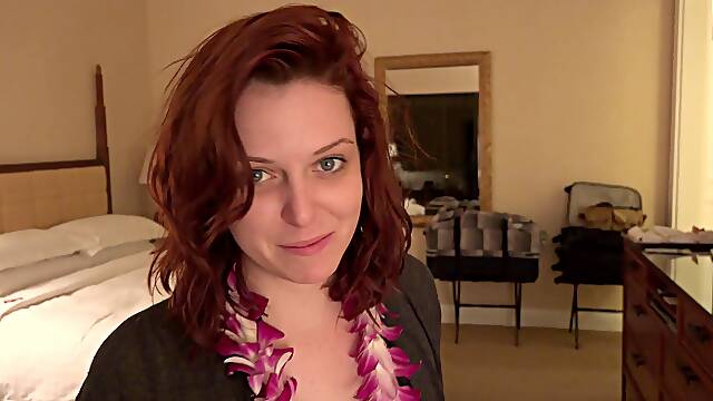 Hotel, Girlfriend, Panties, Redhead
