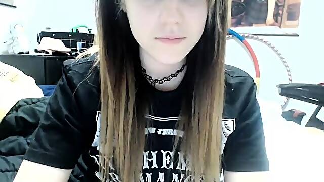 Webcam, Solo, Masturbation, Brunette