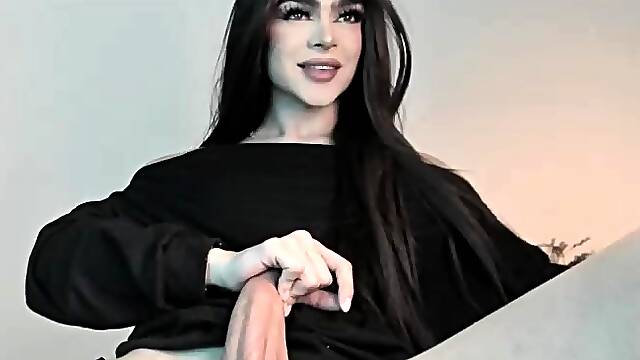 Shemale, Ladyboy, Solo, Masturbation