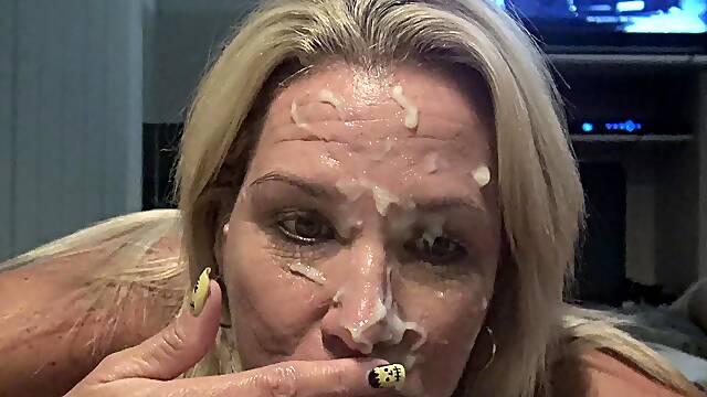 Bukkake, Facial, Pov, Cumshot