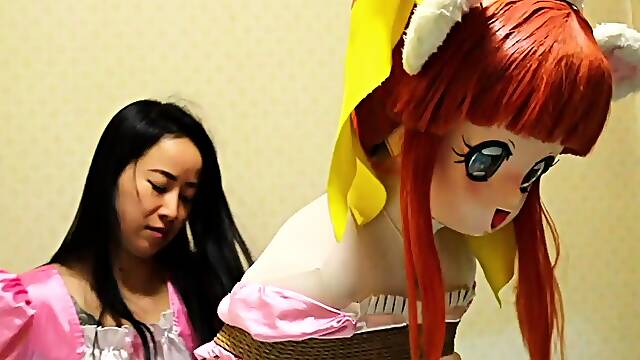 Satin, Femdom, Threesome, Asian