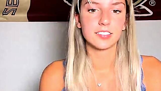 Webcam, Solo, Teen (18+), Blonde