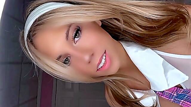 Playing With Dildo After School