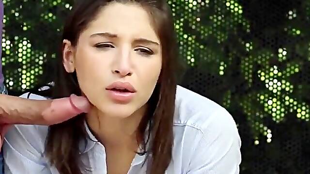 College Girl Screwed At The Bus End