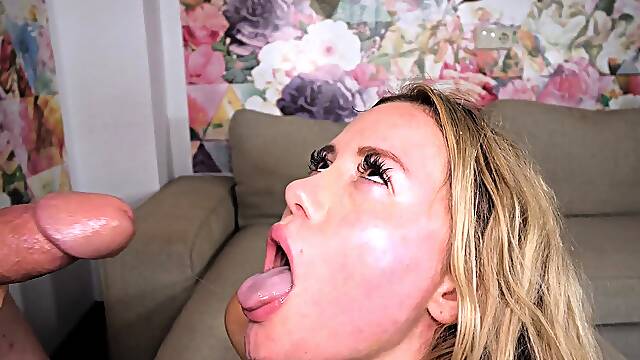 Amateur Blonde Teen Blowjob Cumshot Swallow