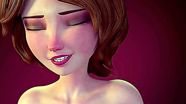 Aunt Cass Bends Over For Big Creampie