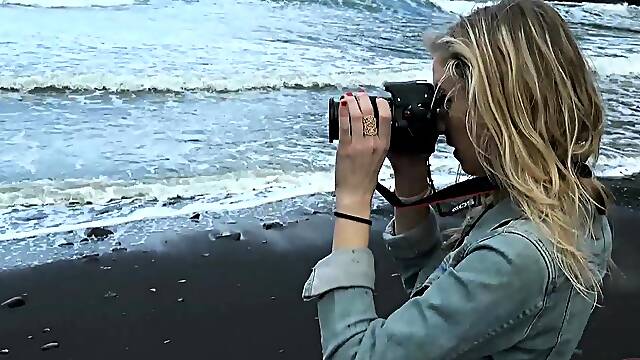 Busty Blonde Amateur Fucked In Public Restroom