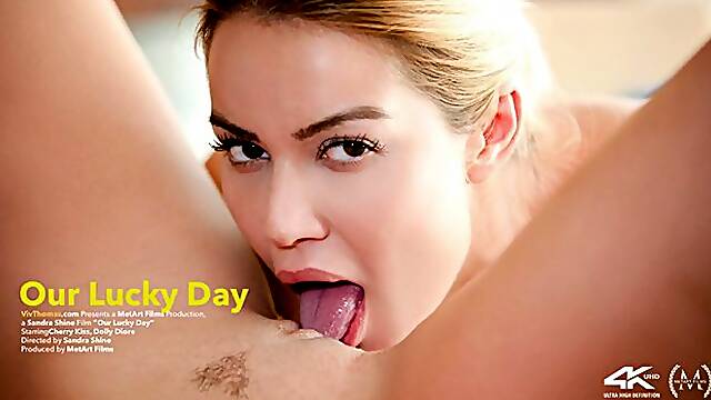 Brilliant Cherry And Dollys Natural Tits Action