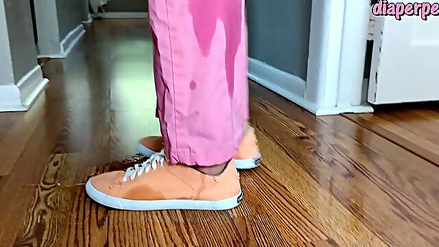 Covered In Cum And Piss - Trans Domme Facial And Pee For Submissive