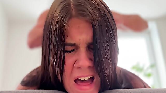 College Girl Takes In Mouth After Anal