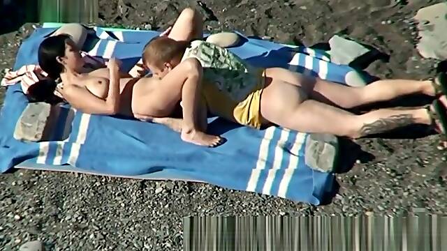 Russian Young Couple Fuck At Nude Beach Hidden Camera